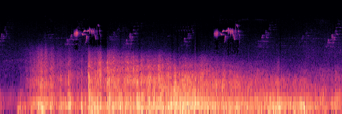 Spectrogram: Fox Sparrow Song With Thunder and Swainson's Thrush